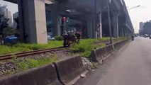 Railway Maintenance Guys Have Fun At Work