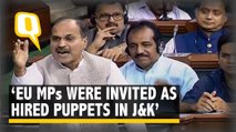 Massive Disrespect to MPs: Adhir Ranjan Chowdhury on EU MPs Being Invited to Visit J&K