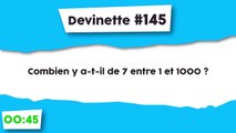 Devinette #145 : La réponse est beaucoup