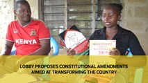 Lobby proposes constitutional amendments aimed at transforming the country