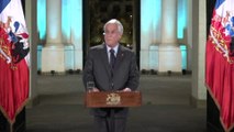 Piñera condena violaciones de DDHH por parte de fuerzas de seguridad