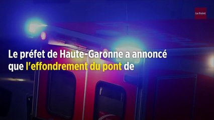 Un pont routier s'effondre au nord de Toulouse