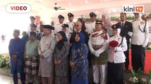 Nine couples get married in mass wedding organised by police