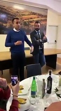 Di Maio a pranzo con attivisti M5S a Guardia Sanframondi (17.11.19)