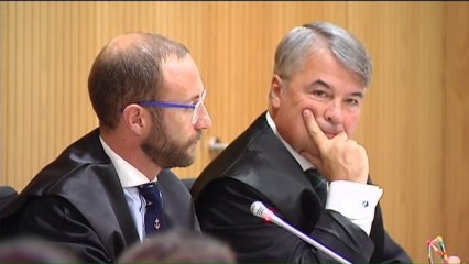 Cuatro de los cinco miembros de la Manada vuelven a sentarse en el banquillo de los acusados.