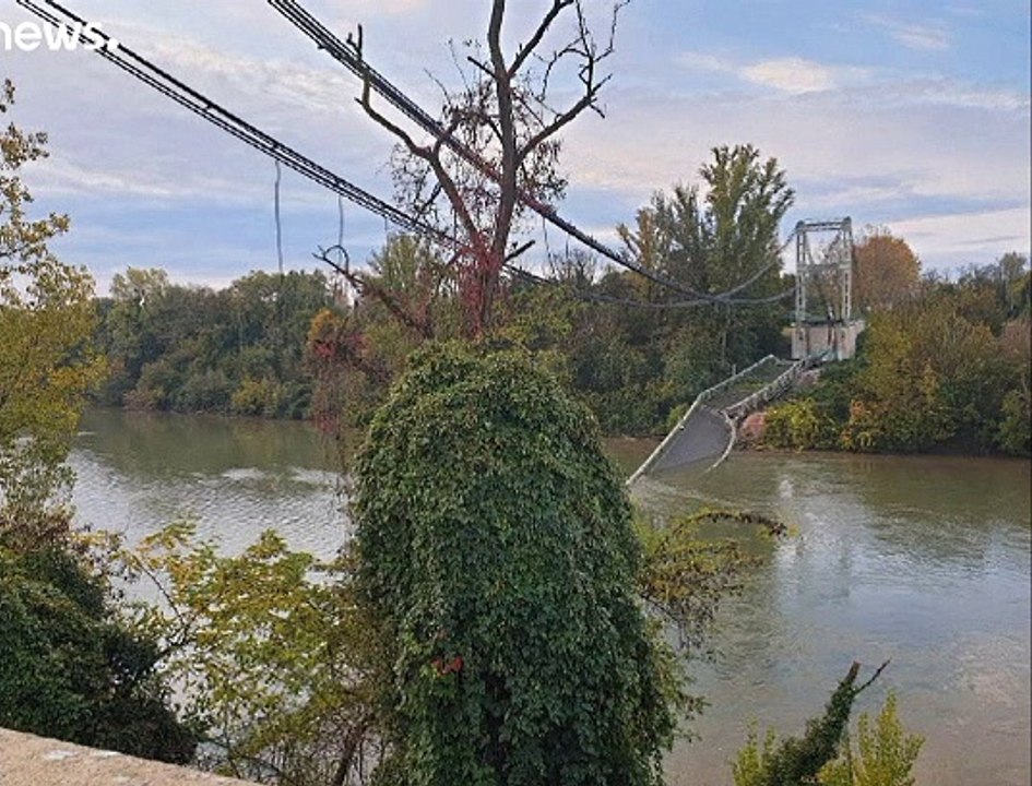 Un muerto y varios desaparecidos tras derrumbarse un puente en Francia