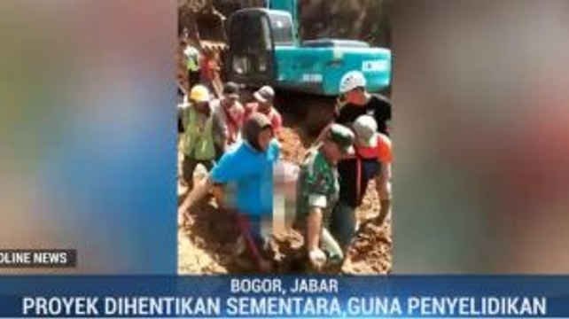 Dua Pekerja Tewas Tertimbun Longsor di Jalur Kereta Sukabumi-Bogor