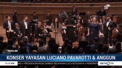 Kemeriahan Konser Yayasan Luciano Pavarotti dan Anggun