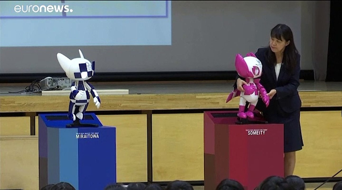 Les mascottes des JO de Tokyo version robot