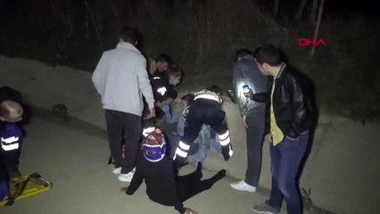 Tekirdağ'da kaza yapan alkollü sürücü aracını bırakarak kaçtı 2 yaralı
