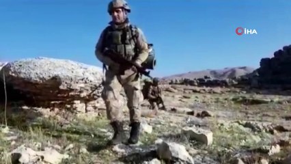 Siirt'te teröristlerin inlerine böyle girildi... Sığınaklarda drone ve mühimmatlar ele geçirildi
