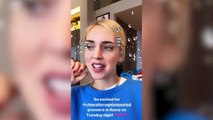 Chiara Ferragni continúa la promoción de su documental