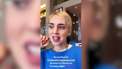 Chiara Ferragni continúa la promoción de su documental