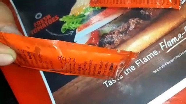 Maggot crawls from sauce sachet at Sheffield Burger King