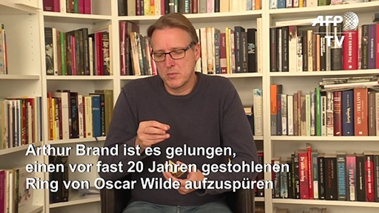 Kunst-"indiana jones" findet ring von oscar wilde