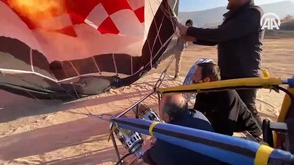 Bakan Varank ilk yerli balon ile uçtu