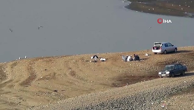 Avlanmanın yasak olduğu Tahtaköprü Baraj Gölü'nde sadece olta balıkçılığı serbest