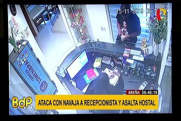 Sujeto amenaza con navaja a mujeres para robar negocios