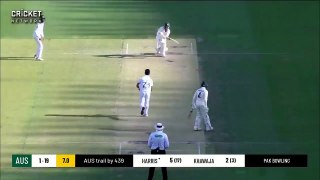 Naseem shah bowling.  Against Australia A. (BEST BOWLING)