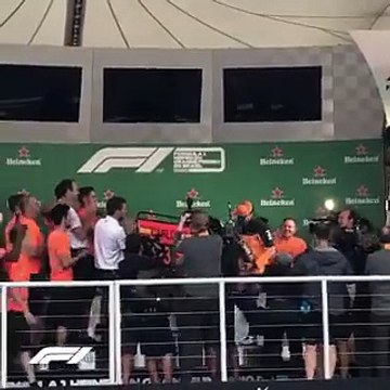 Formula 1 - Carlos Sainz Jr First podium ever at Brazilian GP