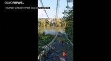 وفاة فتاة جراء انهيار جسر على نهر 