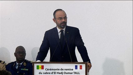 Déclaration à l'occasion de la remise du sabre d'El Hadj Oumar Tall au Sénégal