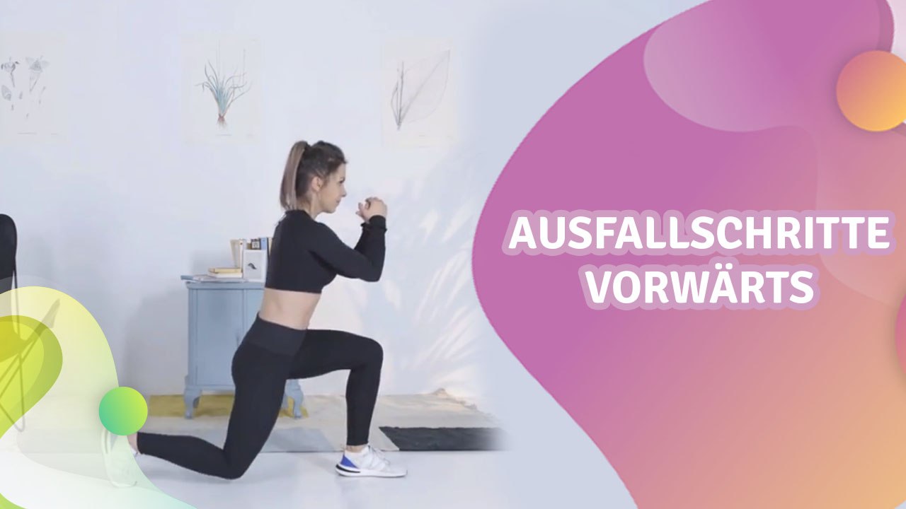 Ausfallschritte vorwärts -  Besser gesund Leben