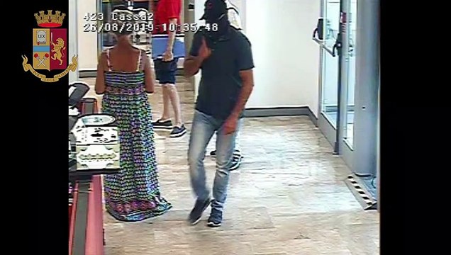 Trapani - Rapina alla banca Credem, 3 arresti (18.11.19)