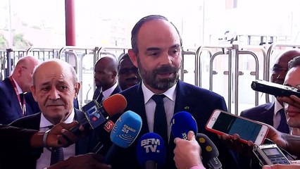 Déclaration d'Édouard Philippe à propos de la nouvelle ligne de TER à Dakar