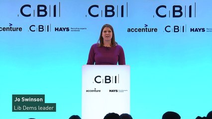Swinson vows to scrap business rates if they win election