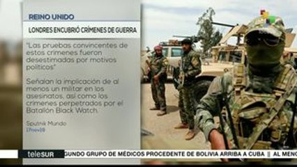 Revelan que ejército inglés ocultó crímenes de guerra en Irak