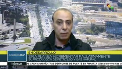 Siria planea incrementar producción de petróleo y gas natural