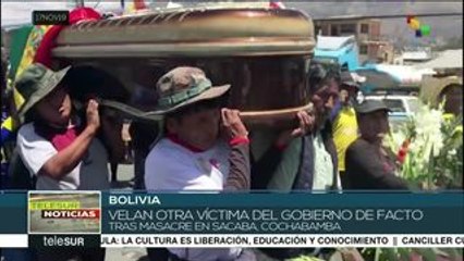 Velan a otra víctima del Gobierno de facto de Bolivia