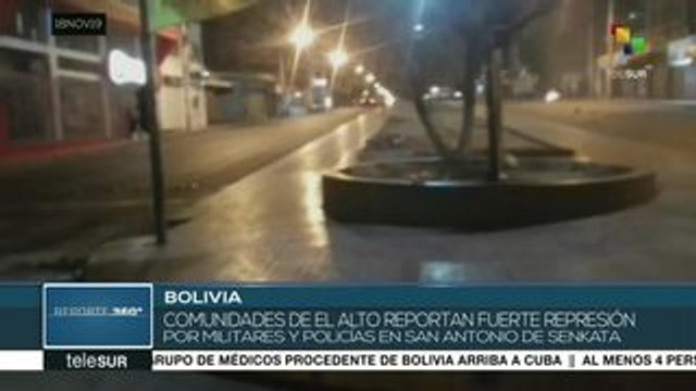 Reprime gobierno de facto a bolivianos en dos operativos