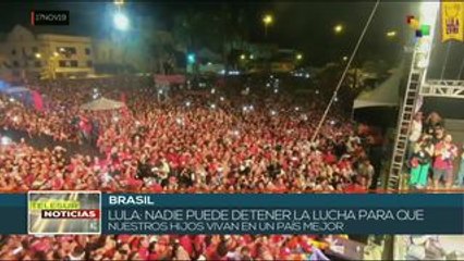 Lula afirma que nada lo detendrá en su proyecto por un mejor Brasil