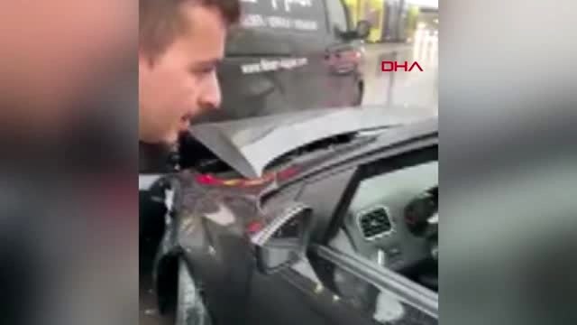 Kaza sonrası kaçmaya çalıştı, yine kaza yaptı