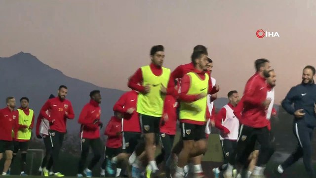Kayserispor, Sivasspor maçının hazırlıklarını sürdürdü