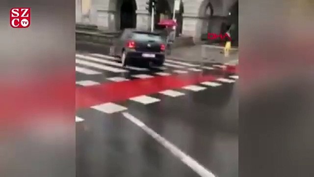 Kaza sonrası kaçmaya çalıştı, yine kaza yaptı