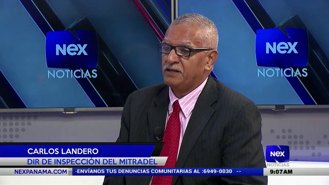 Entrevista a Carlos Landero Dir. de inspección del Mitradel - Nex Noticias