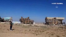 YPG/PKK yandaşları Rus askeri aracına molotofkokteyli ile saldırdı