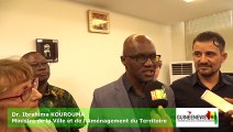 Le ministre Dr. Ibrahima Kourouma reçoit la société adjudicataire des études sur le schéma directeur de Forécariah