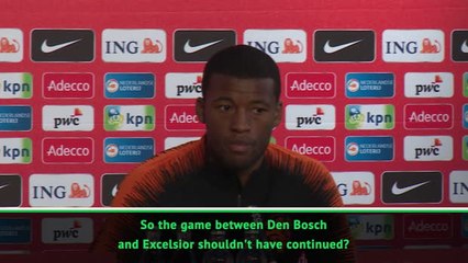 Download Video: Wijnaldum would 'walk off and stay off' if subjected to racist abuse