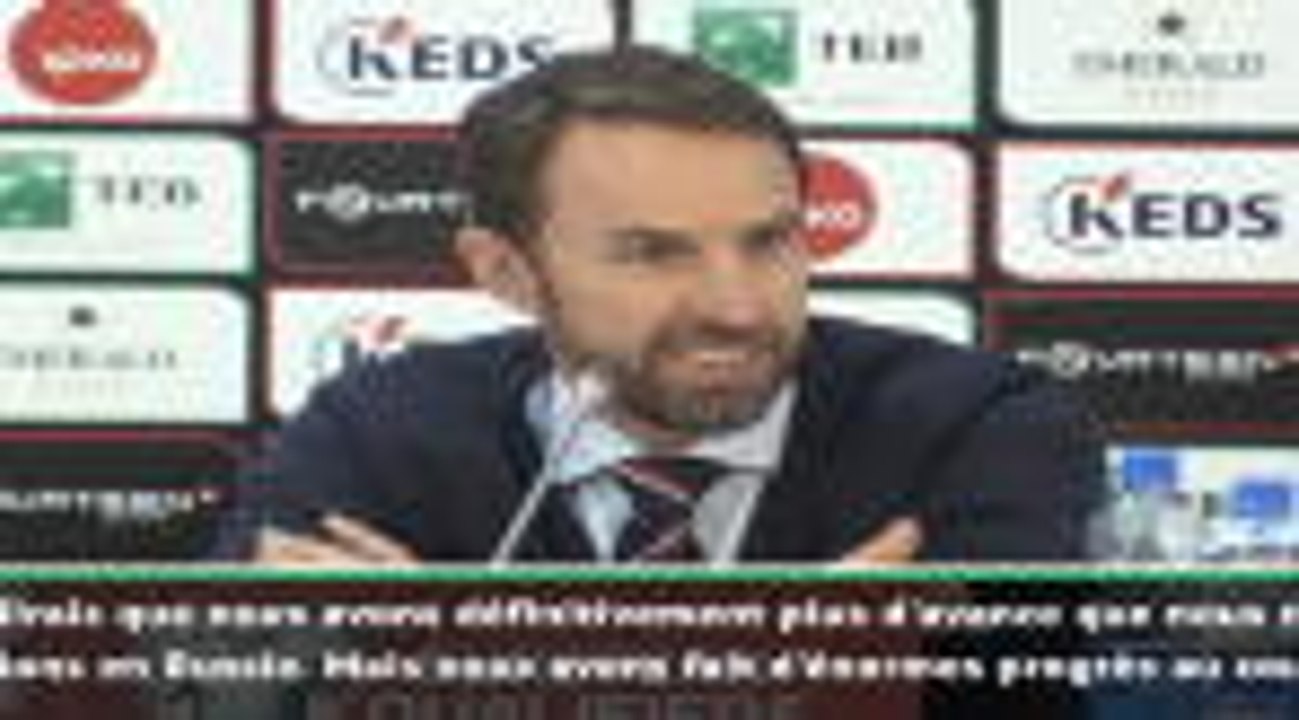 Angleterre - Southgate : "Nous avons fait d'énormes progrès"