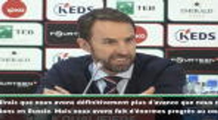 Angleterre - Southgate : "Nous avons fait d'énormes progrès"