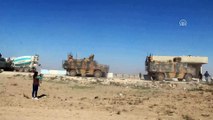 YPG/PKK yandaşları Rus askeri aracına molotofkokteyli ile saldırdı - AYNUL ARAB