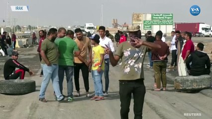Protestocular Basra'da Limanın Faaliyetlerini Yeniden Durdurdu