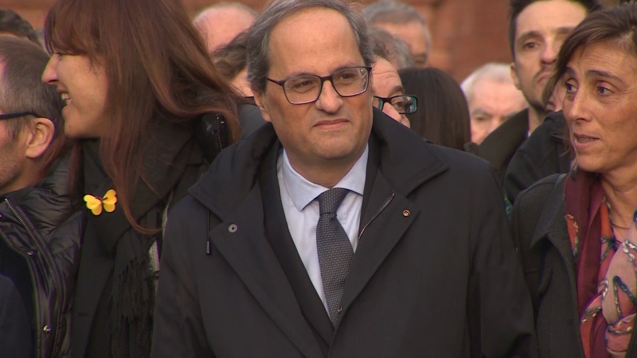 Visto para sentencia el juicio a Quim Torra