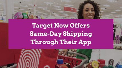 Target Now Offers Same-Day Shipping Through Their App
