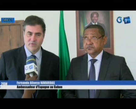 RTG/L’ambassadeur d’Espagne au Gabon reçu par le Ministre du tourisme gabonais dans le cadre de l’invitation adressé au gabon pour participer à un forum touristique