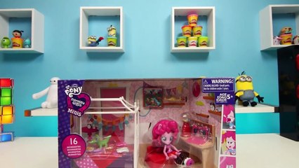 Download Video: My Little Pony Equestria Girls Minis Pinkie Pie Slumber Party Bedroom Playset-